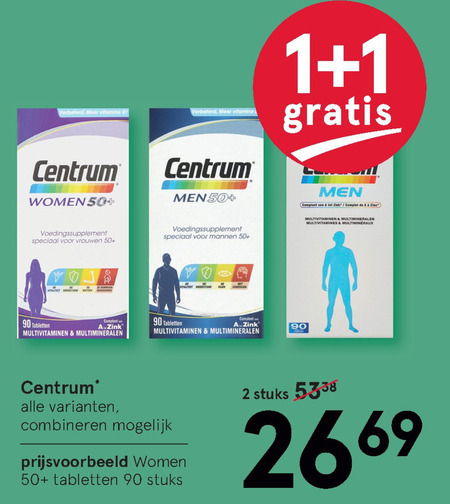 Centrum   multivitaminen folder aanbieding bij  Etos - details