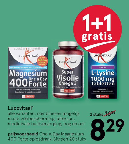 Lucovitaal   voedingssupplement folder aanbieding bij  Etos - details