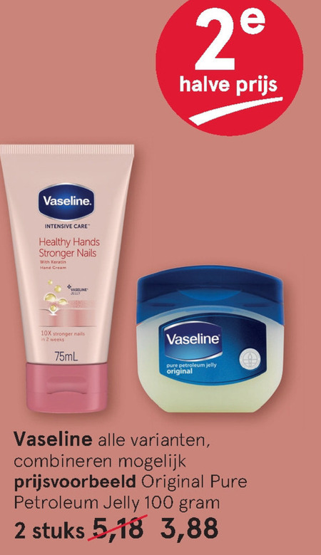 Vaseline   handcreme, bodylotion folder aanbieding bij  Etos - details