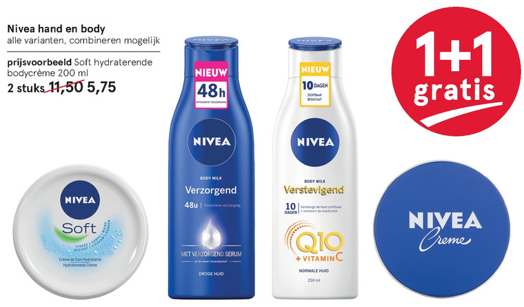 Nivea   bodylotion folder aanbieding bij  Etos - details