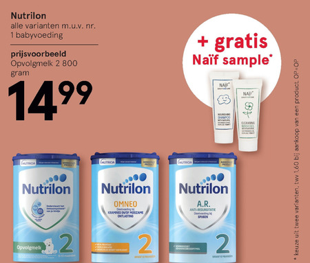 Nutrilon   opvolgmelk folder aanbieding bij  Etos - details