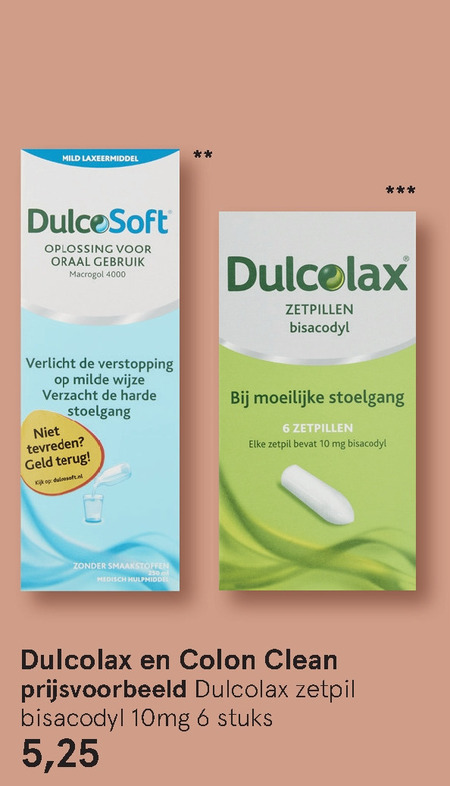 Dulcolax   huisapotheek folder aanbieding bij  Etos - details