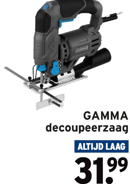 Gamma Huismerk   decoupeerzaag folder aanbieding bij  Gamma - details