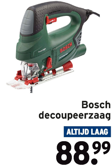 Bosch   decoupeerzaag folder aanbieding bij  Gamma - details