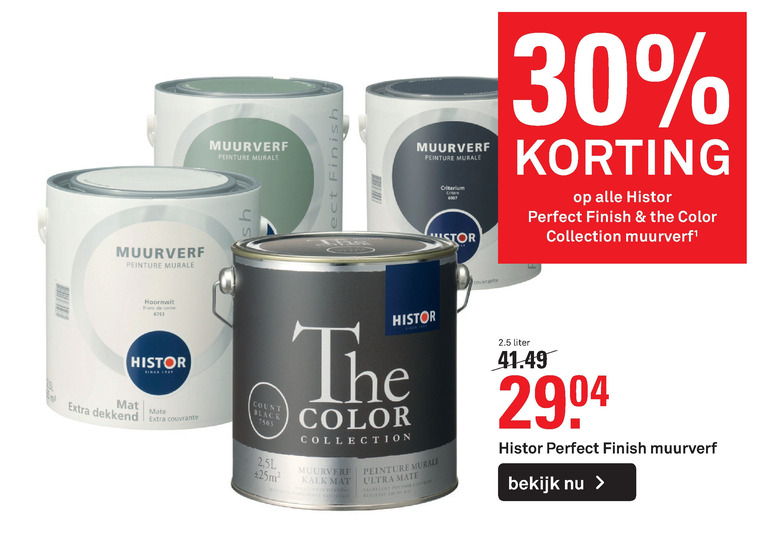 Histor   muurverf folder aanbieding bij  Karwei - details