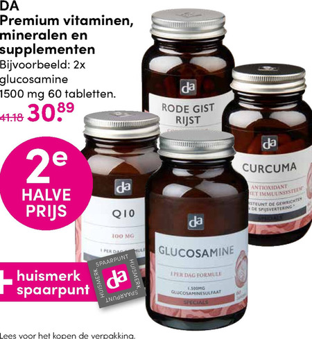 DA Huismerk   multivitaminen, voedingssupplement folder aanbieding bij  DA - details