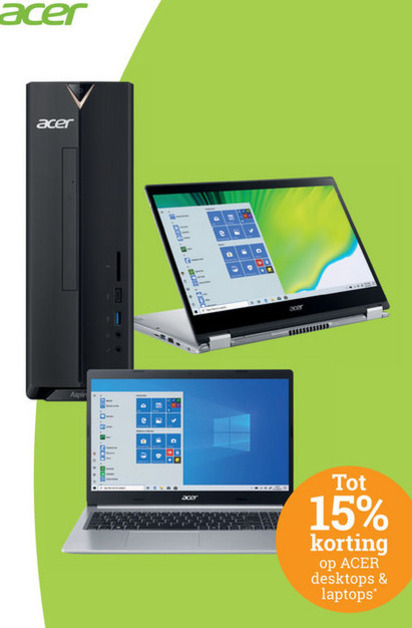 Acer   notebook, pc systeem folder aanbieding bij  BCC - details