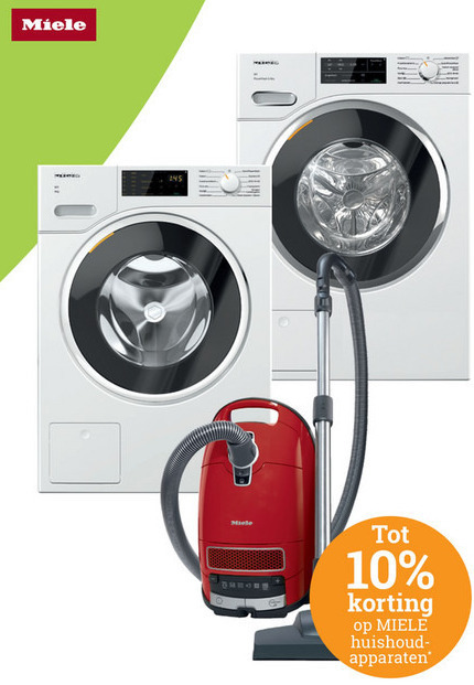 Miele   wasmachine, stofzuiger folder aanbieding bij  BCC - details