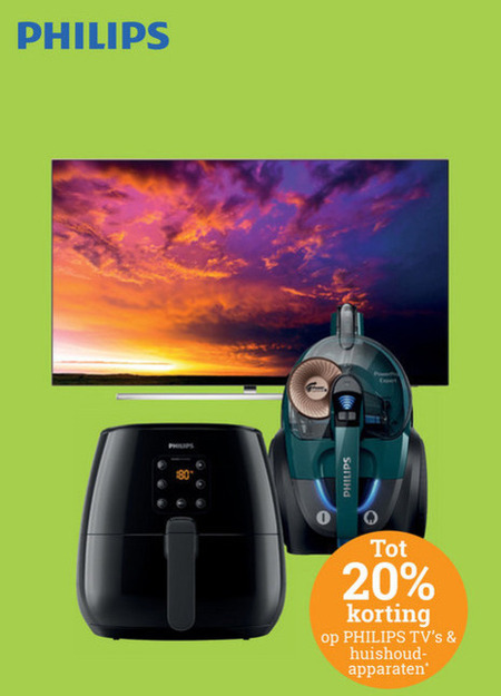 Philips   stofzuiger, 4k ultrahd televisies folder aanbieding bij  BCC - details