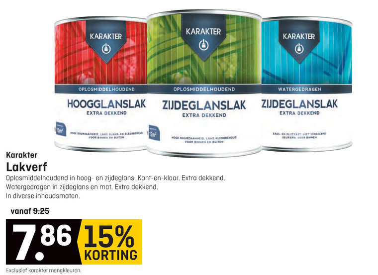 Karakter   lak folder aanbieding bij  Multimate - details