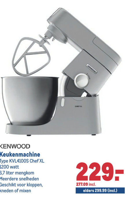 niemand Doorweekt Mevrouw Kenwood keukenmachine folder aanbieding bij Makro - details