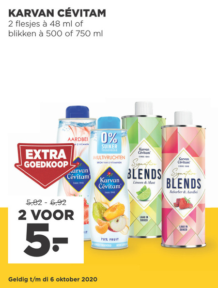 Karvan Cevitam   limonadesiroop folder aanbieding bij  Jumbo - details