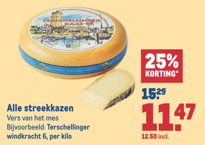 Terschellinger   kaas folder aanbieding bij  Makro - details