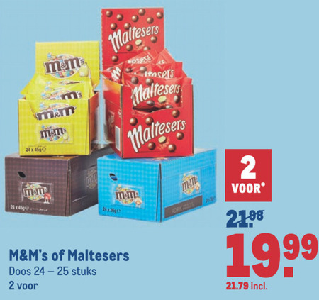 Maltesers   chocolade, chocoladepindas folder aanbieding bij  Makro - details