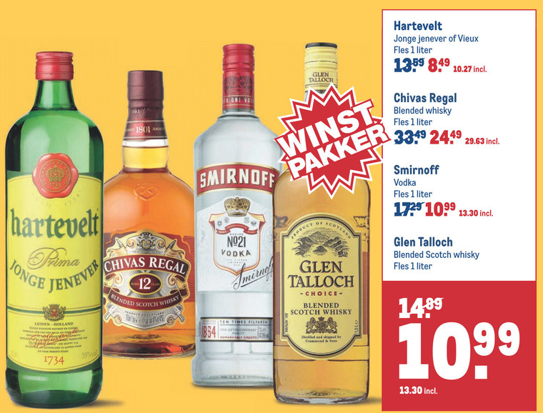 Hartevelt   jenever, wodka folder aanbieding bij  Makro - details