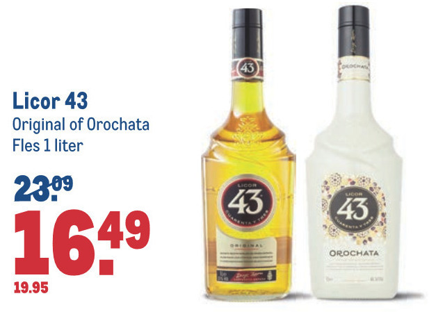 Licor 43   likeur folder aanbieding bij  Makro - details