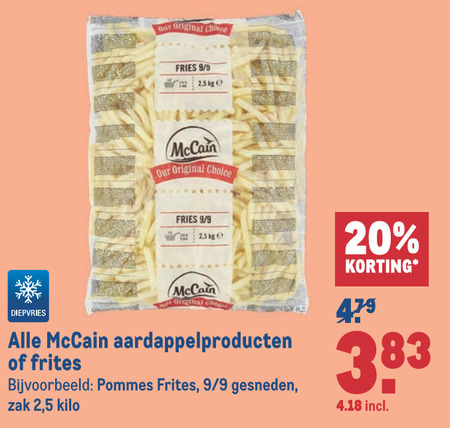 McCain   patat, aardappelproduct folder aanbieding bij  Makro - details