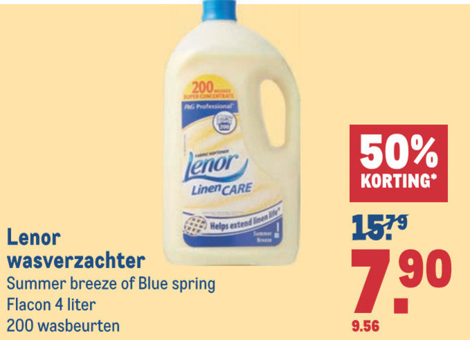 Lenor   wasverzachter folder aanbieding bij  Makro - details