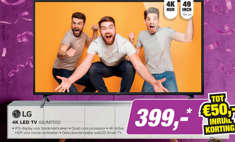 LG   4k ultrahd televisies folder aanbieding bij  EP Electronic Partner - details