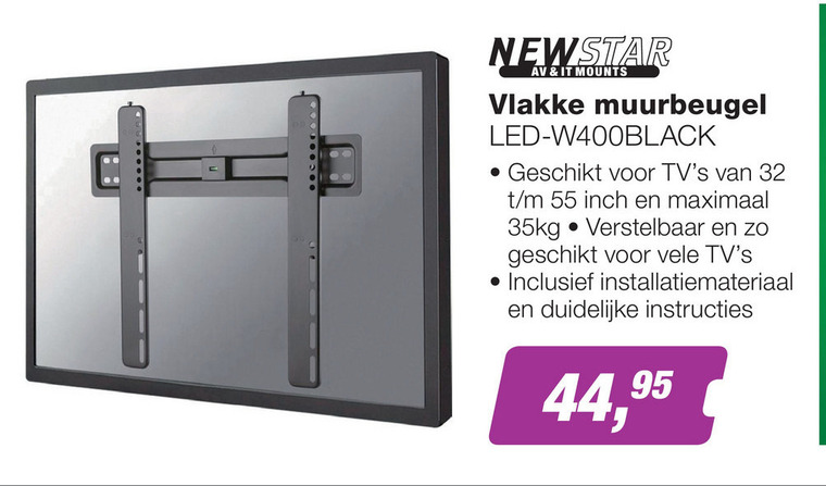 New Star   tv wandsteun folder aanbieding bij  EP Electronic Partner - details