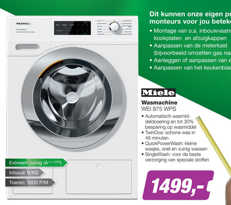 Miele   wasmachine folder aanbieding bij  EP Electronic Partner - details