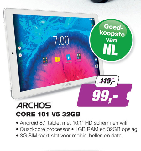 Archos   tablet folder aanbieding bij  EP Electronic Partner - details