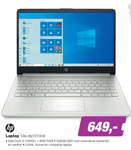 HP   notebook folder aanbieding bij  EP Electronic Partner - details