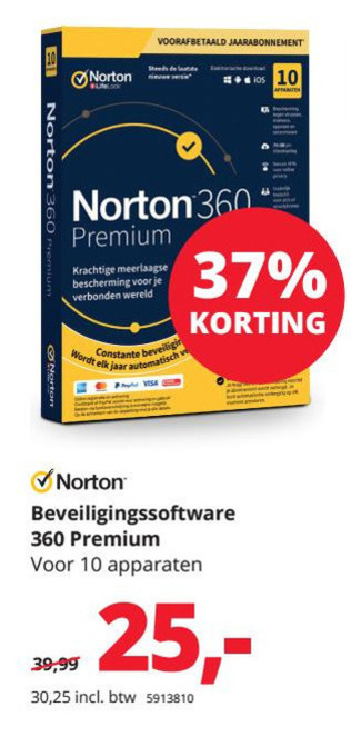 Norton   software folder aanbieding bij  Office Centre - details