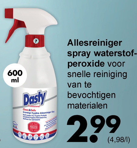 Dasty   allesreiniger folder aanbieding bij  Wibra - details