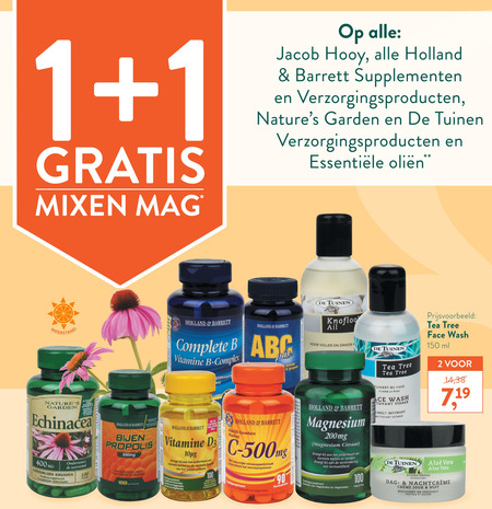 De Tuinen Huismerk   dagcreme, nachtcreme folder aanbieding bij  Holland & Barrett - details