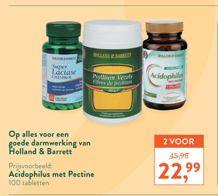 Holland and Barrett   voedingssupplement folder aanbieding bij  Holland & Barrett - details