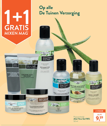 De Tuinen Huismerk   nachtcreme, gezichtsverzorging folder aanbieding bij  Holland & Barrett - details