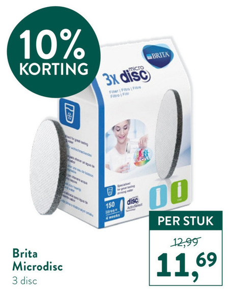 Brita   waterfilterpatroon folder aanbieding bij  Holland & Barrett - details