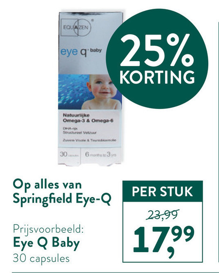 Eye Q   voedingssupplement folder aanbieding bij  Holland & Barrett - details