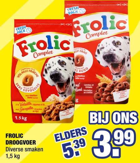 Frolic   hondenvoer folder aanbieding bij  Big Bazar - details