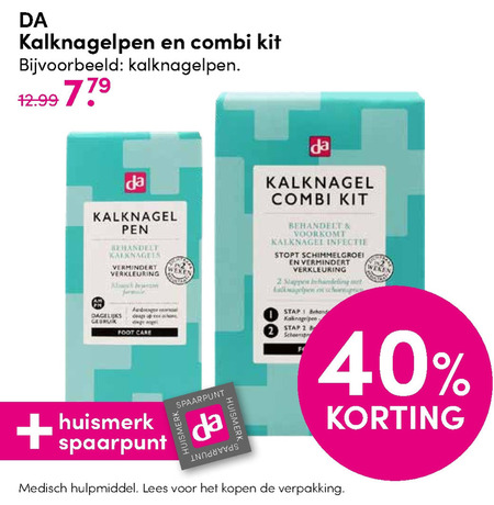 DA Huismerk   nagelverzorging folder aanbieding bij  DA - details