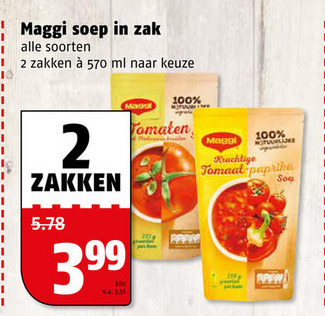 Maggi   soep folder aanbieding bij  Poiesz - details