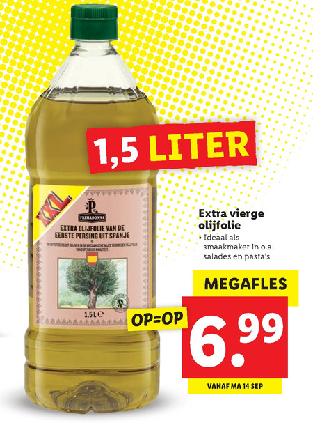 Prima Donna   olijfolie folder aanbieding bij  Lidl - details