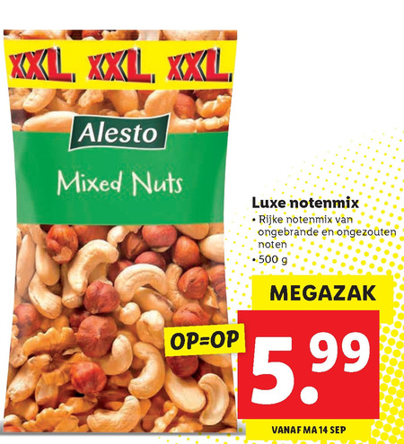 Alesto   noten folder aanbieding bij  Lidl - details