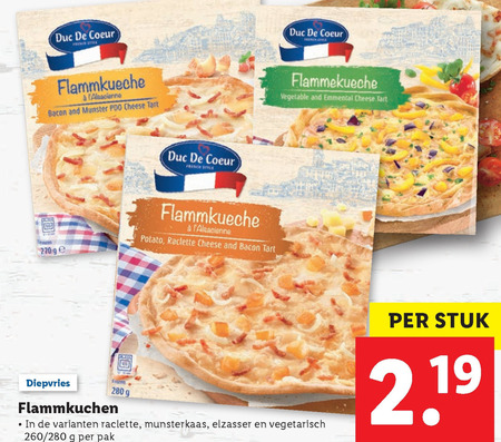 Duc de Coeur   diepvriespizza folder aanbieding bij  Lidl - details