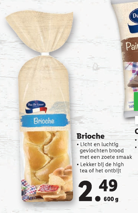 Duc de Coeur   brioche folder aanbieding bij  Lidl - details