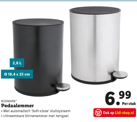 Miomare   pedaalemmer folder aanbieding bij  Lidl - details