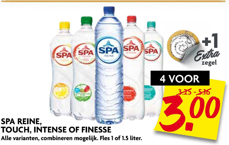 Spa en Fruit   mineraalwater, fruitdrank folder aanbieding bij  Dekamarkt - details