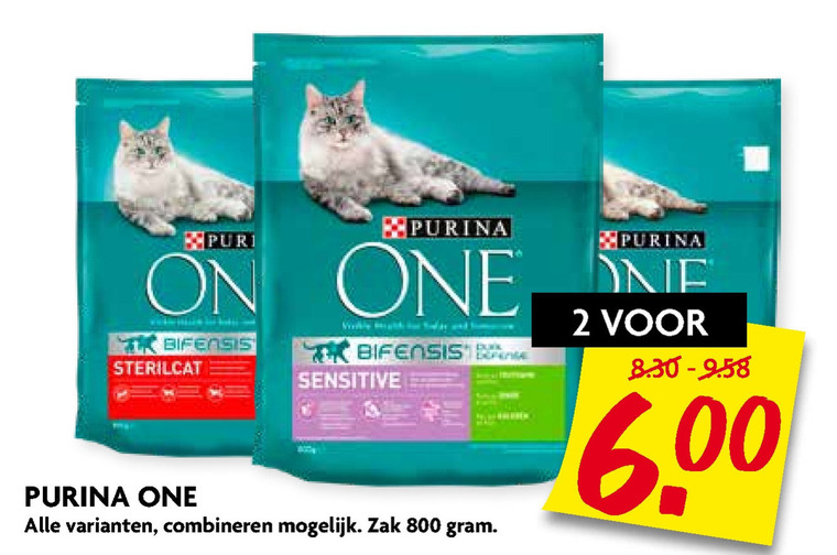 Handig Wolk sigaret One kattenvoer folder aanbieding bij Dekamarkt - details