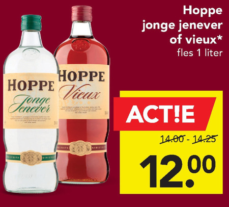 Hoppe   vieux, jenever folder aanbieding bij  Deen - details