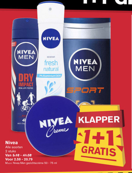 Nivea   shampoo, douchegel folder aanbieding bij  Hoogvliet - details