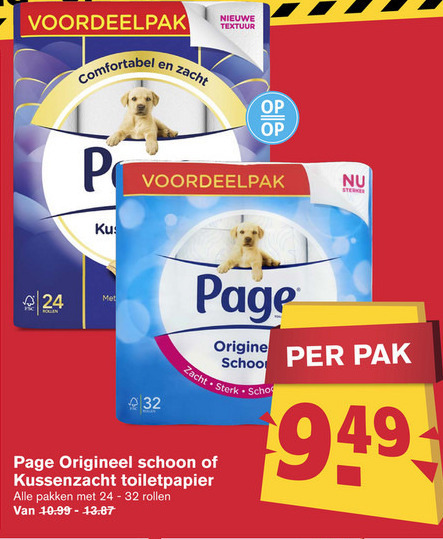 Page   toiletpapier folder aanbieding bij  Hoogvliet - details