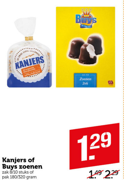 Kanjers   koek, stroopwafels folder aanbieding bij  Coop - details