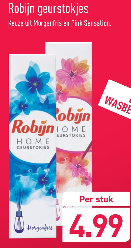 Robijn   luchtverfrisser folder aanbieding bij  Aldi - details