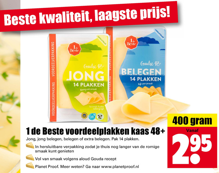 1 De Beste   kaasplakken folder aanbieding bij  Dirk - details